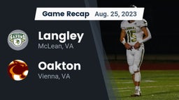 Recap: Langley  vs. Oakton  2023