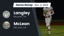 Recap: Langley  vs. McLean  2023