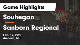 Souhegan  vs Sanborn Regional  Game Highlights - Feb. 19, 2020