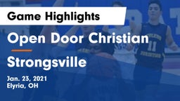 Open Door Christian  vs Strongsville  Game Highlights - Jan. 23, 2021