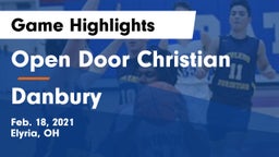 Open Door Christian  vs Danbury  Game Highlights - Feb. 18, 2021
