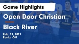 Open Door Christian  vs Black River  Game Highlights - Feb. 21, 2021