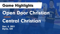 Open Door Christian  vs Central Christian  Game Highlights - Dec. 4, 2021
