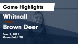 Whitnall  vs Brown Deer  Game Highlights - Jan. 5, 2021