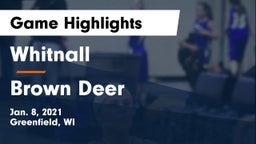 Whitnall  vs Brown Deer  Game Highlights - Jan. 8, 2021