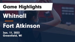 Whitnall  vs Fort Atkinson  Game Highlights - Jan. 11, 2022