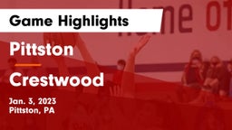 Pittston  vs Crestwood  Game Highlights - Jan. 3, 2023
