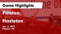 Pittston  vs Hazleton  Game Highlights - Jan. 6, 2023