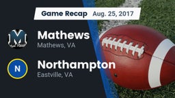 Recap: Mathews  vs. Northampton  2017