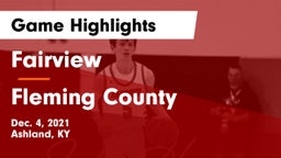 Fairview  vs Fleming County  Game Highlights - Dec. 4, 2021