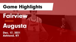 Fairview  vs Augusta  Game Highlights - Dec. 17, 2021