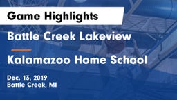 Battle Creek Lakeview  vs Kalamazoo Home School Game Highlights - Dec. 13, 2019