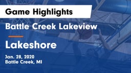 Battle Creek Lakeview  vs Lakeshore  Game Highlights - Jan. 28, 2020