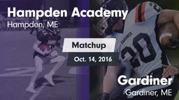 Matchup: Hampden Academy vs. Gardiner  2016