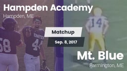 Matchup: Hampden Academy vs. Mt. Blue  2017