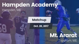 Matchup: Hampden Academy vs. Mt. Ararat  2017