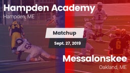 Matchup: Hampden Academy vs. Messalonskee  2019