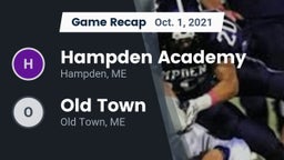 Recap: Hampden Academy vs. Old Town  2021