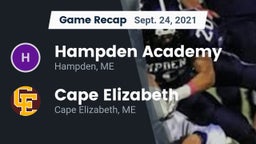 Recap: Hampden Academy vs. Cape Elizabeth  2021