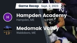 Recap: Hampden Academy vs. Medomak Valley  2023
