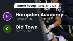 Recap: Hampden Academy vs. Old Town  2023