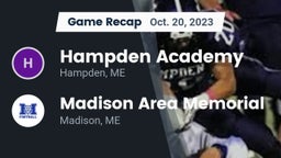 Recap: Hampden Academy vs. Madison Area Memorial  2023
