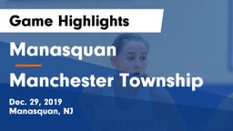 Manasquan  vs Manchester Township  Game Highlights - Dec. 29, 2019