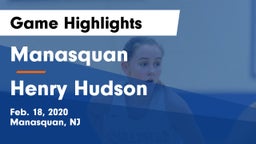 Manasquan  vs Henry Hudson Game Highlights - Feb. 18, 2020