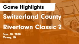 Switzerland County  vs Rivertown Classic 2 Game Highlights - Jan. 10, 2020