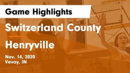 Switzerland County  vs Henryville  Game Highlights - Nov. 14, 2020