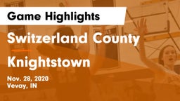 Switzerland County  vs Knightstown Game Highlights - Nov. 28, 2020