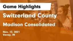 Switzerland County  vs Madison Consolidated  Game Highlights - Nov. 12, 2021