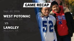 Recap: West Potomac  vs. Langley  2016