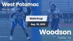 Matchup: West Potomac High vs. Woodson  2016