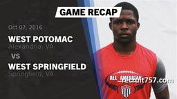 Recap: West Potomac  vs. West Springfield  2016