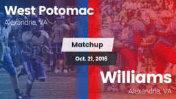 Matchup: West Potomac High vs. Williams  2016