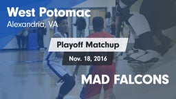 Matchup: West Potomac High vs. MAD FALCONS 2016