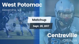 Matchup: West Potomac High vs. Centreville  2017