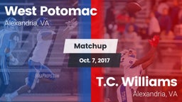 Matchup: West Potomac High vs. T.C. Williams  2017