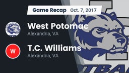 Recap: West Potomac  vs. T.C. Williams  2017