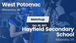 Matchup: West Potomac High vs. Hayfield Secondary School 2017