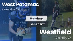 Matchup: West Potomac High vs. Westfield  2017