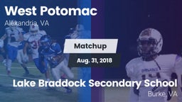 Matchup: West Potomac High vs. Lake Braddock Secondary School 2018