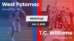 Matchup: West Potomac High vs. T.C. Williams 2018
