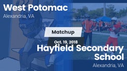Matchup: West Potomac High vs. Hayfield Secondary School 2018