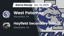Recap: West Potomac  vs. Hayfield Secondary School 2018