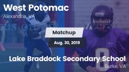 Matchup: West Potomac High vs. Lake Braddock Secondary School 2019
