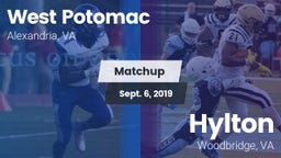 Matchup: West Potomac High vs. Hylton  2019