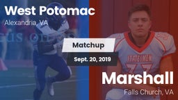 Matchup: West Potomac High vs. Marshall  2019