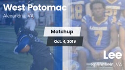 Matchup: West Potomac High vs. Lee  2019